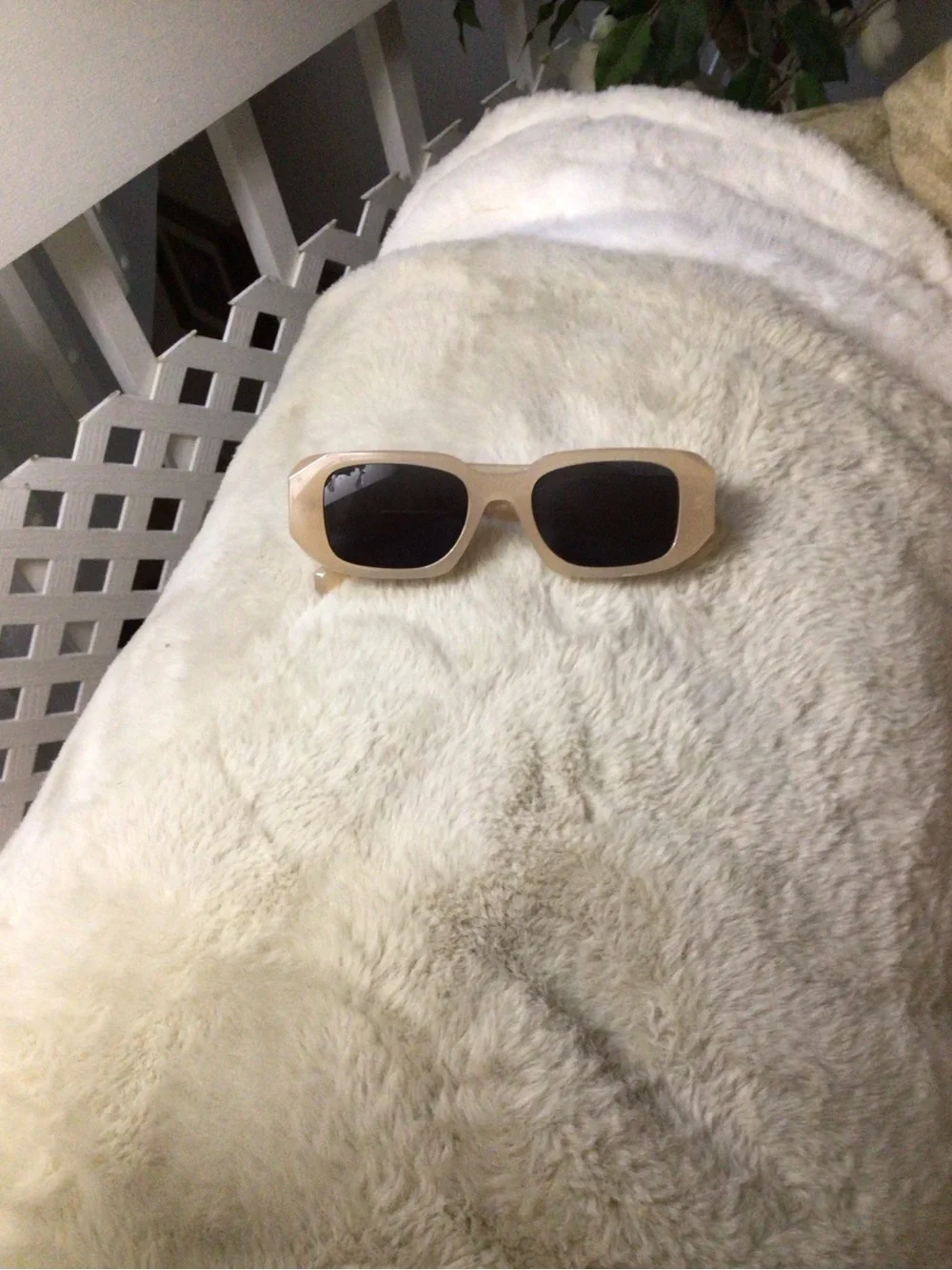 Versace Beige Sunglasses